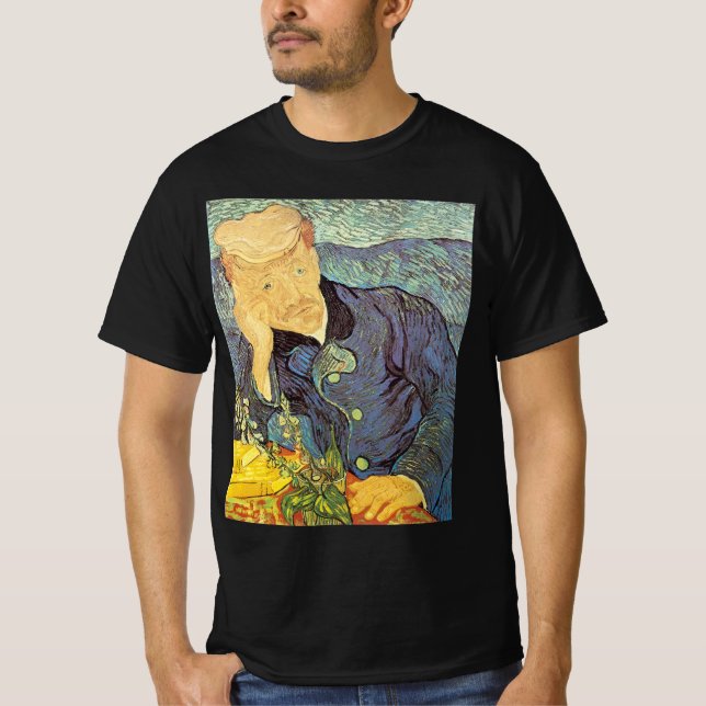 Vincent van Gogh - Portrait of Doctor Gachet T-Shirt (Front)