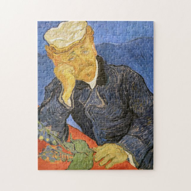 Vincent Van Gogh - Portrait of Doctor Paul Gachet Jigsaw Puzzle (Vertical)