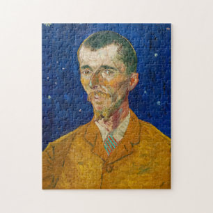 Vincent Van Gogh - Portrait of Eugene Boch, Arles Jigsaw Puzzle