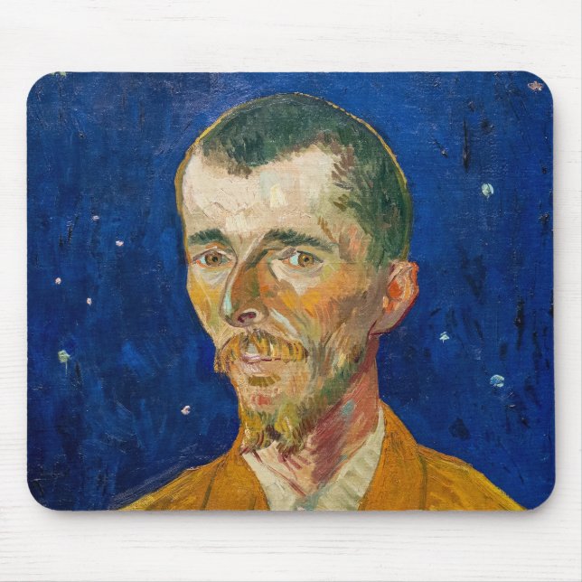 Vincent Van Gogh - Portrait of Eugene Boch, Arles Mouse Pad (Front)