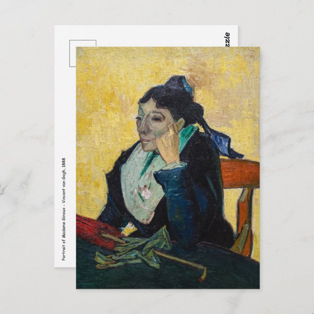 Vincent Van Gogh - Portrait of Madame Ginoux Postcard (Front/Back)