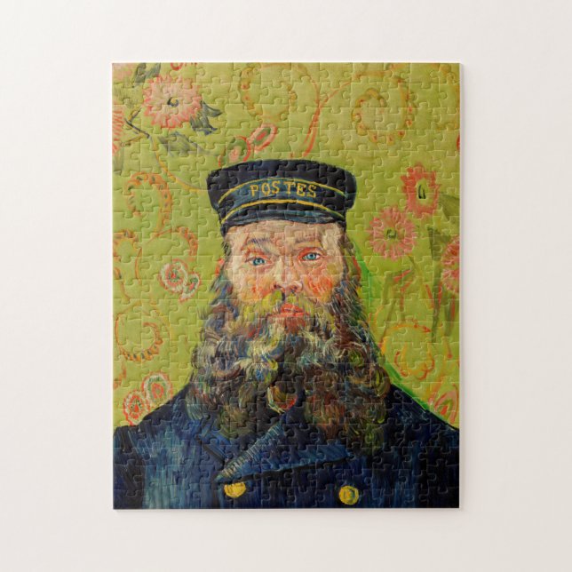 Vincent van Gogh Portrait of the Postman Jigsaw Puzzle (Vertical)