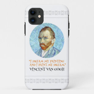 Vincent Van Gogh Portrait with Quote Case-Mate iPhone Case