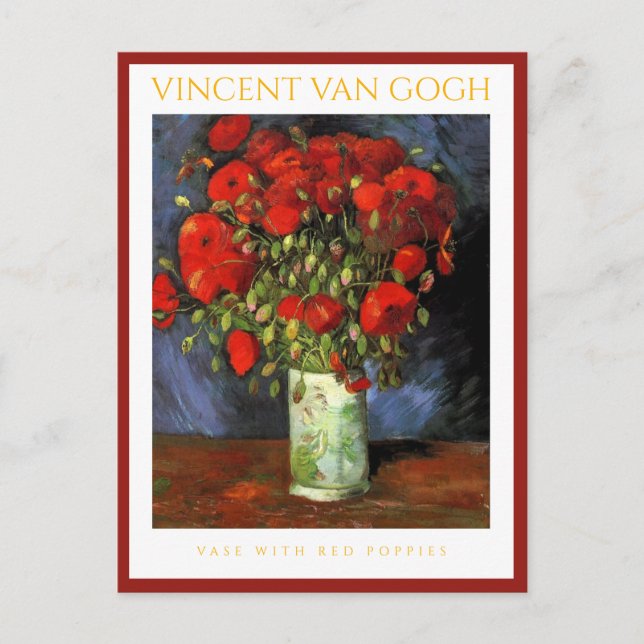 VINCENT VAN GOGH ... POSTCARD (Front)