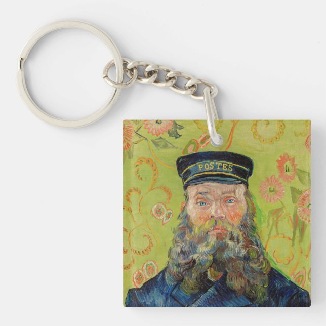 Vincent Van Gogh - Postman Joseph Roulin Key Ring (Front)