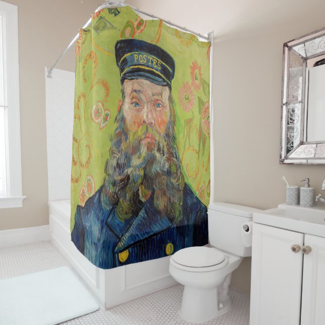 Vincent Van Gogh - Postman Joseph Roulin Shower Curtain (In Situ)