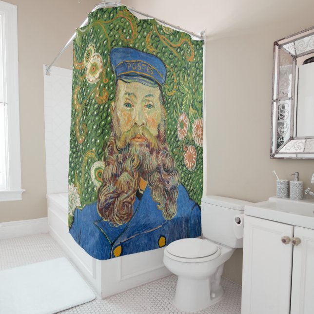 Vincent Van Gogh - Postman Joseph Roulin Shower Curtain (In Situ)