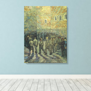 Vincent van Gogh - Prisoners Exercising Canvas Print