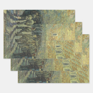 Vincent van Gogh - Prisoners Exercising Wrapping Paper Sheet