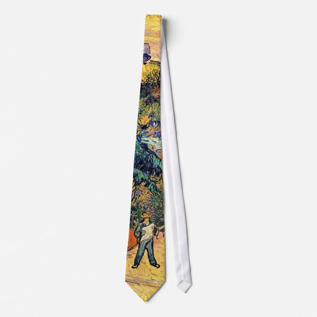 Vincent Van Gogh - Public Park in Arles Fine Art Tie (Front)