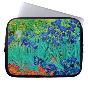 vincent van gogh purple irises laptop sleeve