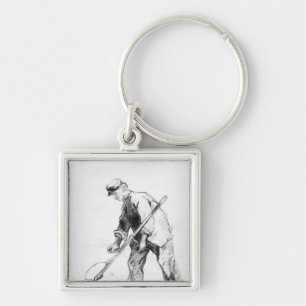 Vincent van Gogh Reaper Key Ring