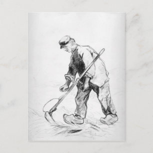 Vincent van Gogh   Reaper Postcard