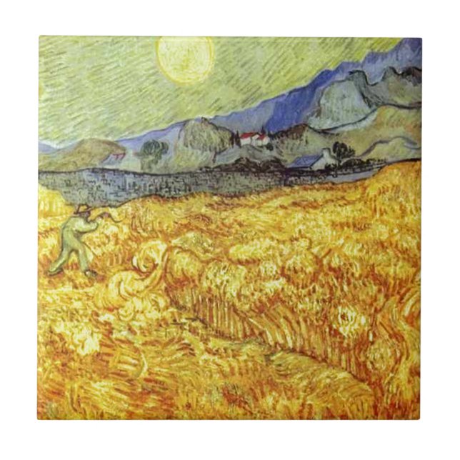 Vincent Van Gogh Reaper Tile (Front)