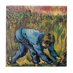 Vincent Van Gogh - Reaper With Sickle - Fine Art Tile
