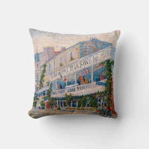 Vincent van Gogh - Restaurant de la Sirene Cushion