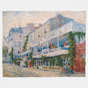 Vincent van Gogh - Restaurant de la Sirene Fleece Blanket