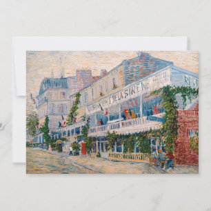 Vincent van Gogh - Restaurant de la Sirene Invitation