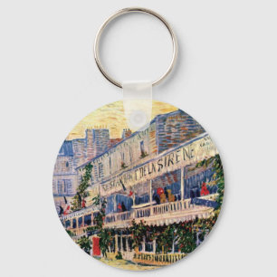 Vincent Van Gogh - Restaurant De La Sirene Key Ring