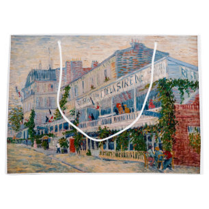 Vincent van Gogh - Restaurant de la Sirene Large Gift Bag