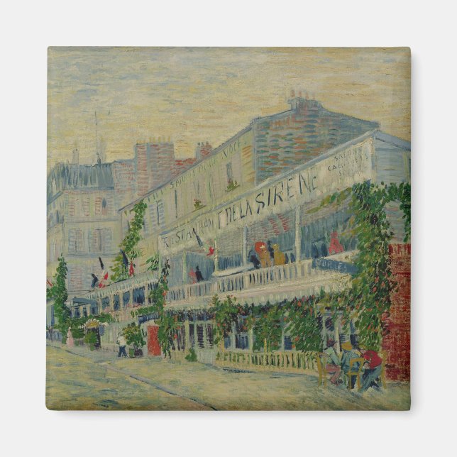 Vincent van Gogh | Restaurant de la Sirene Magnet (Front)