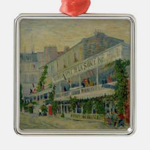 Vincent van Gogh Restaurant de la Sirene Metal Tree Decoration