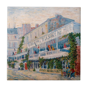 Vincent van Gogh - Restaurant de la Sirene Tile