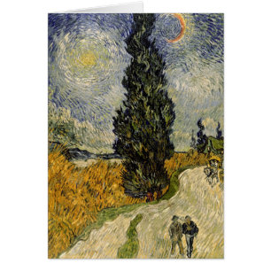 Vincent van Gogh   Road with Cypresses, 1890
