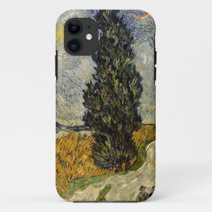 Vincent van Gogh   Road with Cypresses, 1890 iPhone 11 Case