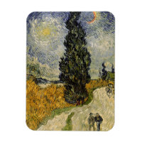 Vincent van Gogh | Road with Cypresses, 1890