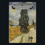 Vincent van Gogh | Road with Cypresses, 1890 Mini Clipboard<br><div class="desc">Road with Cypresses,  1890 | by Vincent van Gogh | Art Location: Rijksmuseum Kroller-Muller,  Otterlo,  Netherlands | Dutch Artist | Image Collection Number: BAL3752</div>