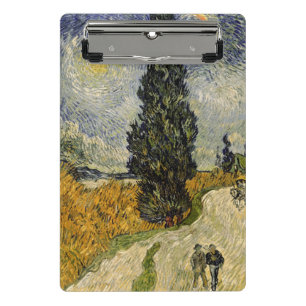 Vincent van Gogh   Road with Cypresses, 1890 Mini Clipboard