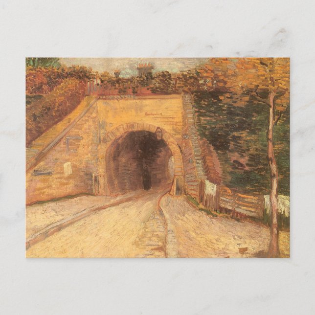 Vincent van Gogh - Roadway Underpass, The Viaduct Postcard (Front)