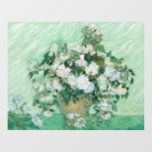 Vincent van Gogh - Roses<br><div class="desc">Roses / Still Life: Vase with Pink Roses - Vincent van Gogh, Oil on Canvas, 1890</div>