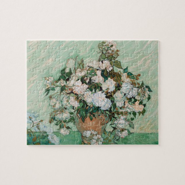Vincent van Gogh | Roses, 1890 Jigsaw Puzzle (Horizontal)