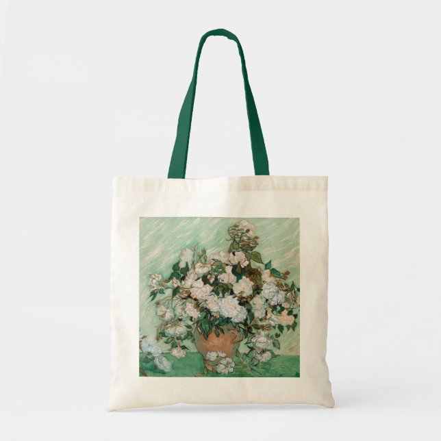 Vincent van Gogh | Roses, 1890 Tote Bag (Front)