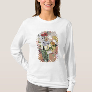 Vincent van Gogh   Roses and Anemones, 1890 T-Shirt
