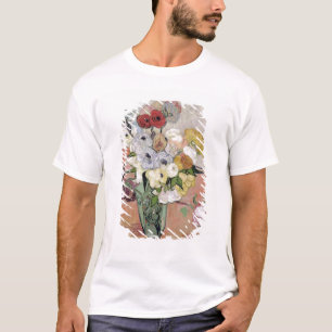 Vincent van Gogh Roses and Anemones, 1890 T-Shirt
