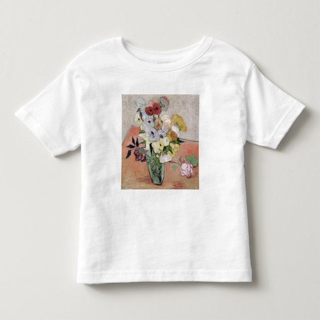 Vincent van Gogh | Roses and Anemones, 1890 Toddler T-Shirt (Front)