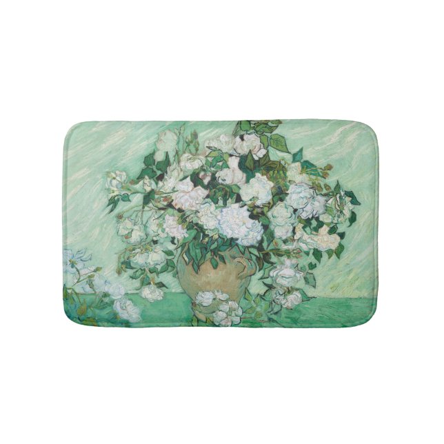 Vincent van Gogh - Roses Bath Mat (Front)