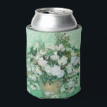 Vincent van Gogh - Roses Can Cooler<br><div class="desc">Roses / Still Life: Vase with Pink Roses - Vincent van Gogh,  Oil on Canvas,  1890</div>