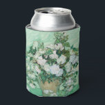 Vincent van Gogh - Roses Can Cooler<br><div class="desc">Roses / Still Life: Vase with Pink Roses - Vincent van Gogh,  Oil on Canvas,  1890</div>