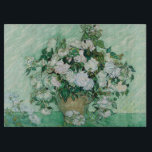 Vincent van Gogh - Roses Cutting Board<br><div class="desc">Roses / Still Life: Vase with Pink Roses - Vincent van Gogh,  Oil on Canvas,  1890</div>