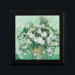Vincent van Gogh - Roses Gift Box<br><div class="desc">Roses / Still Life: Vase with Pink Roses - Vincent van Gogh,  Oil on Canvas,  1890</div>