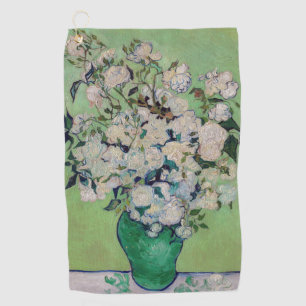 Vincent van Gogh - Roses Golf Towel