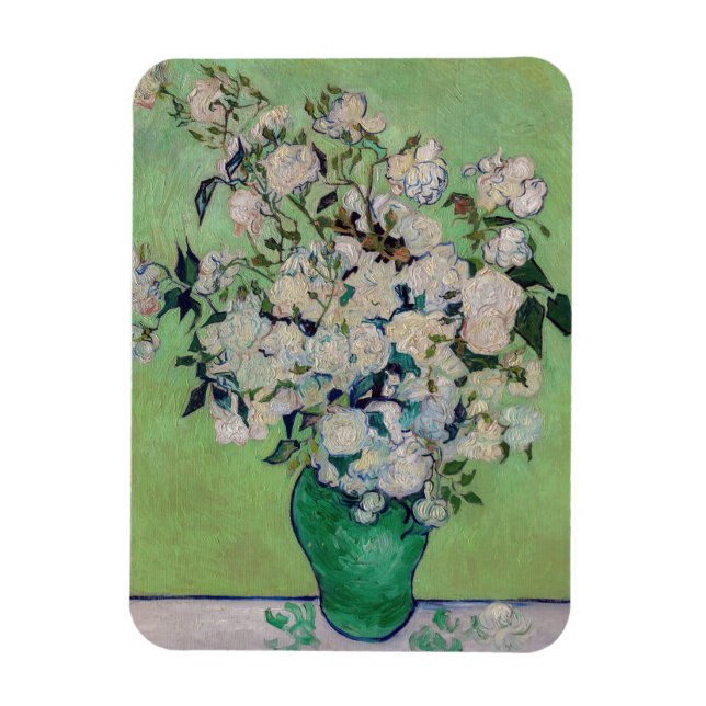 Vincent van Gogh - Roses Magnet (Vertical)