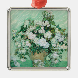 Vincent van Gogh - Roses Metal Tree Decoration