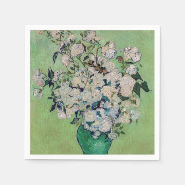 Vincent van Gogh - Roses Napkin (Front)