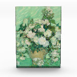 Vincent van Gogh Roses Photo Block<br><div class="desc">Detail of a reproduction of Vincent van Gogh's painting "Roses",  painted in 1890.</div>