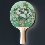 Vincent van Gogh - Roses Ping Pong Paddle<br><div class="desc">Roses / Still Life: Vase with Pink Roses - Vincent van Gogh,  Oil on Canvas,  1890</div>
